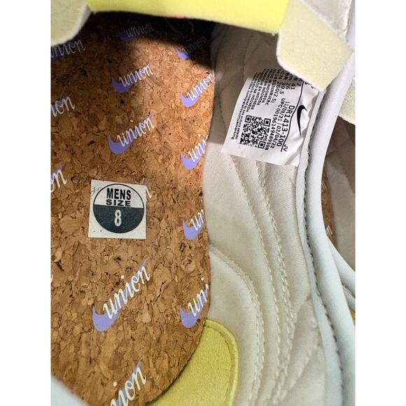 Nike x Union LA Cortez Lemon Frost Mens Size 8 - Picture 6 of 9